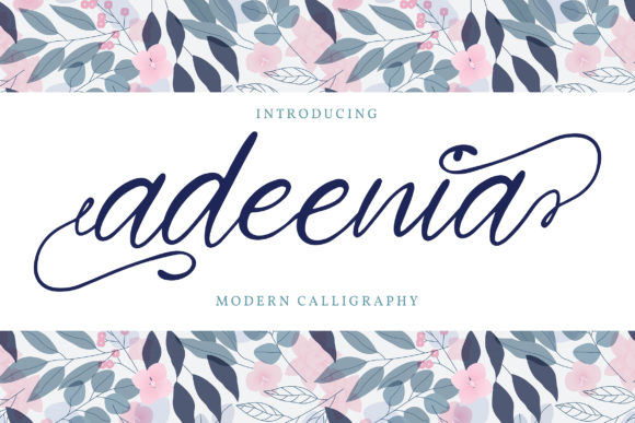 Adeenia: Elevate Your Brand with This Elegant Script Font
