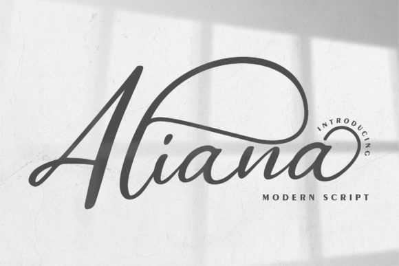 Aliana: A Joyful Handwritten Font for Crafters and Creators