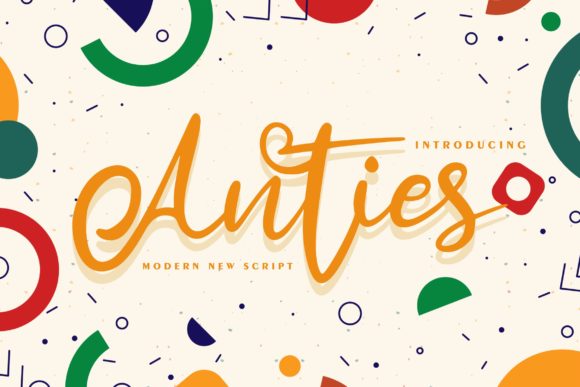 Anties: A Charming Handwritten Font for Elegant Branding