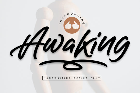 Awaking: A Handwritten Font for Editorial Elegance