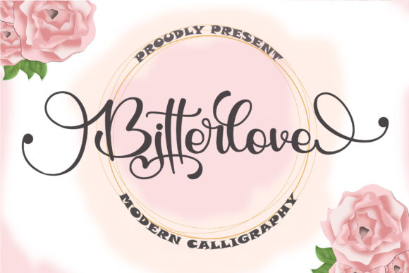 Bitterlove: A Graceful Calligraphy Typeface for Web Design