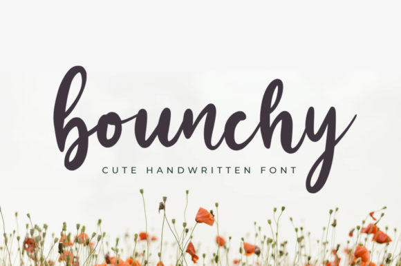 Bounchy: A Jolly Cursive Font for Web Design