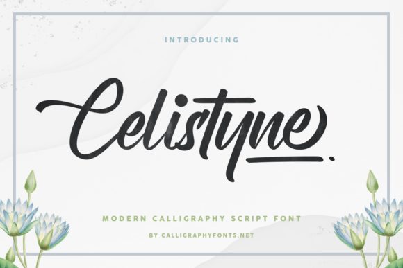 Celistyne: A Handwritten Font for Editorial Charm