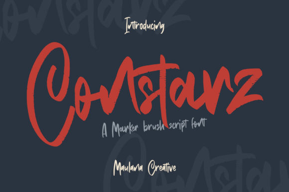 Constarz: A Stylish and Daring Handwritten Font for Branding
