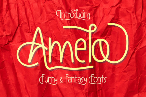 Discover Amelo: A Refined Script Font for Elegant Publishing