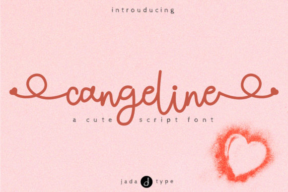 Discover Cangeline: A Charming Handwritten Font for Your Editorial Designs