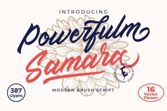 Discover the Elegance of Powerfulm Samara Font