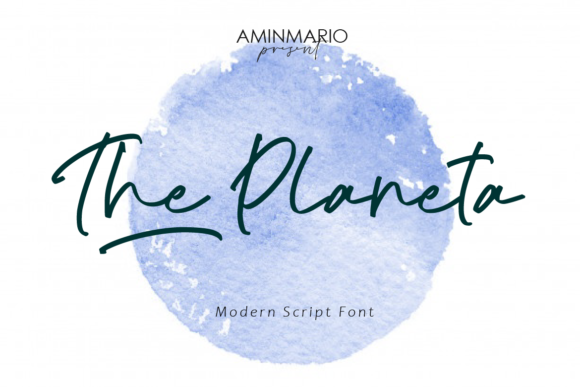 Discover The Planeta: A Handwritten Font for Web Design