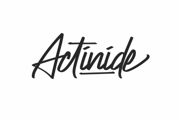 Enhance Your Brand with Actinide: A Signature Script Font