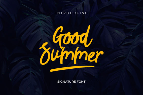 Enhance Your Brand with Good Summer Font