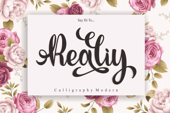 Enhance Your Brand with Realiy: A Daring Script Font