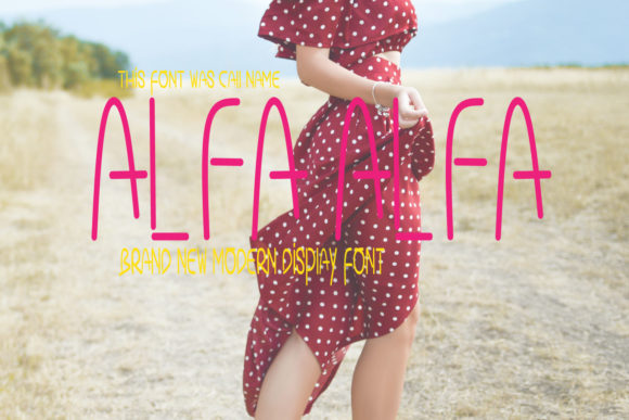 Enhance Your Campaigns with Alfa Alfa: A Stylish Handwritten Font
