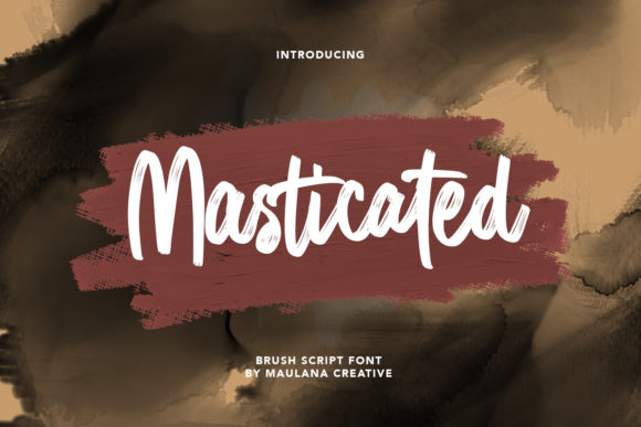 Enhance Your Web Design with Masticated Font