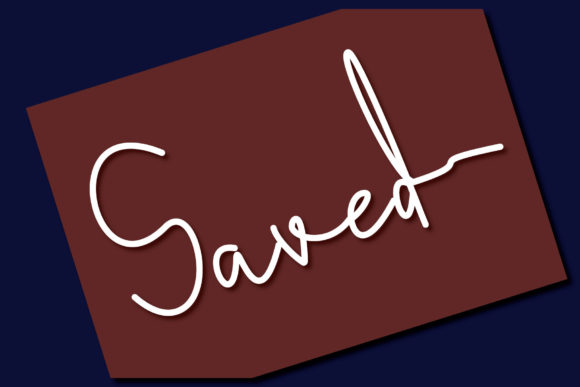 Enhance Your Web Design with Saved: A Unique Handwritten Font