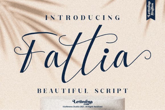 Fattia: The Graceful Script Font for Impactful Campaigns