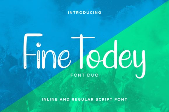 Fine Todey: A Handwritten Script Font for Stylish Web Design