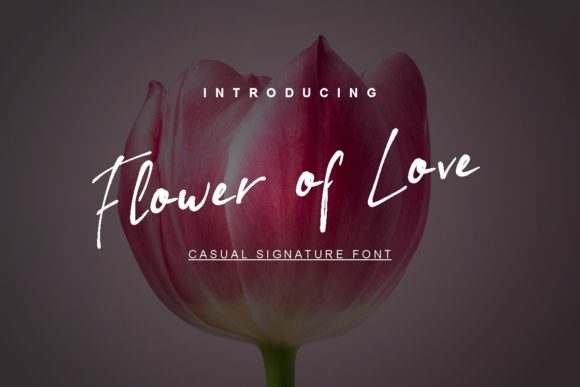 Flower of Love: A Versatile Script Font for Creative Branding