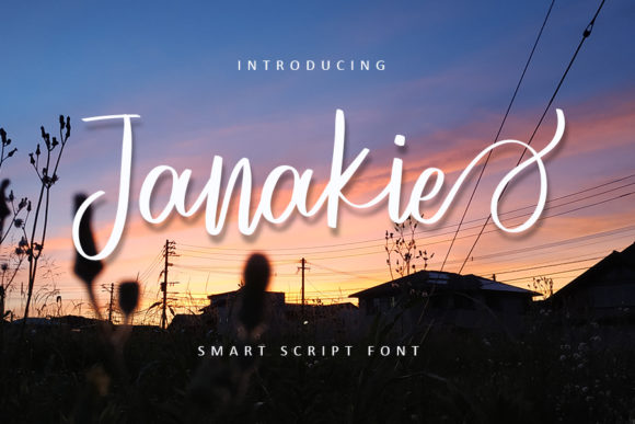 Janakie: A Handwritten Font for Editorial Elegance