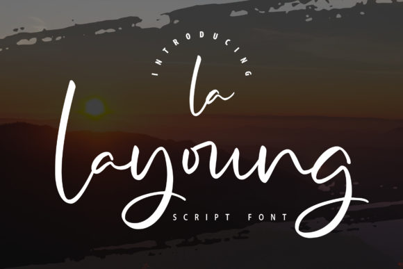 La Layoung: A Graceful Script Font for Web Design