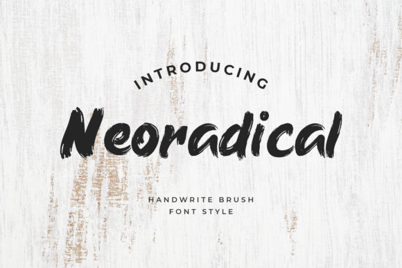Neoradical: A Versatile Handwritten Font for Web Design