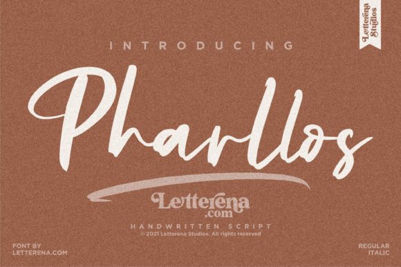 Pharllos: A Script Font with Modern Elegance