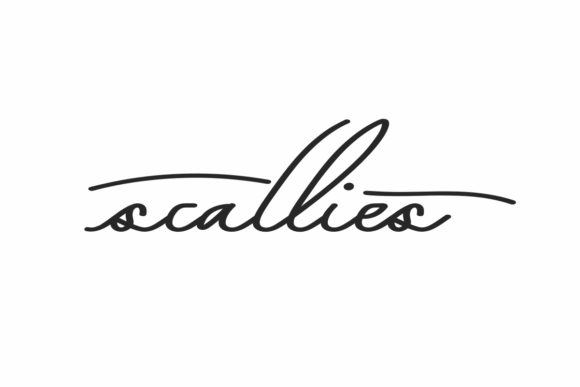 Scallies: A Signature Handwriting Font for Elegant Web Design