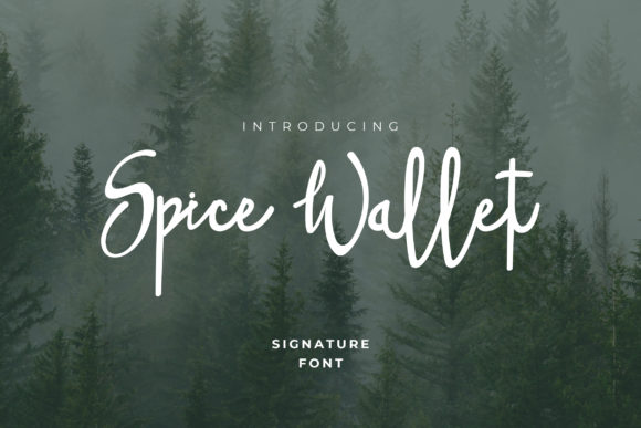 Spice Wallet: The Handwritten Font for a Memorable Brand