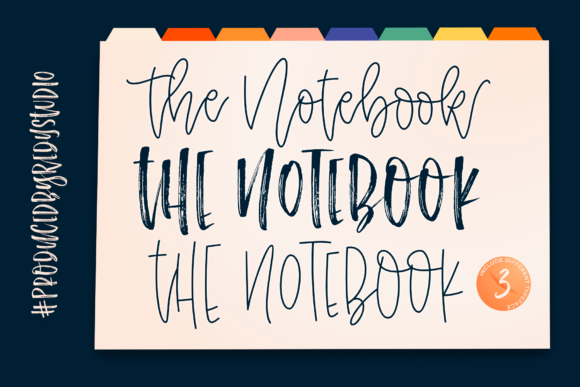 The Notebook: A Versatile Script Font for Web Design