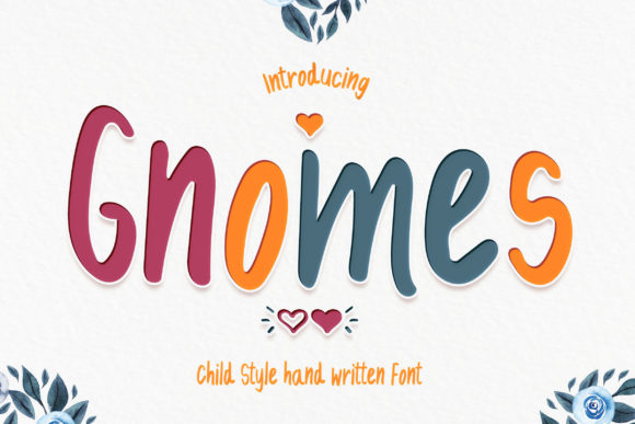 Transform Your Brand with Gnomes: A Joyful Handwritten Font