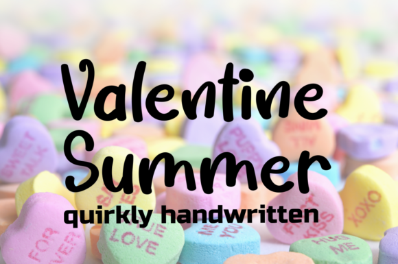 Valentine Summer: A Charming Handwritten Font for Web Design