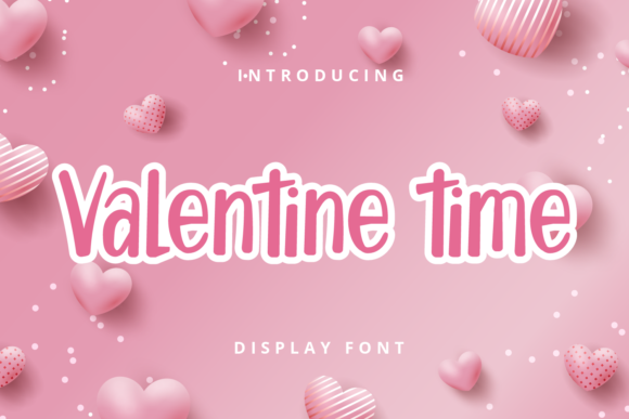 Valentine Time: A Perfect Script Font for Crafters