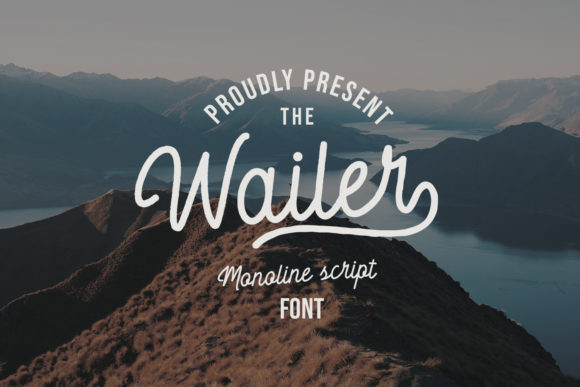 Wailer: A Modern Handwritten Font for Dynamic Branding